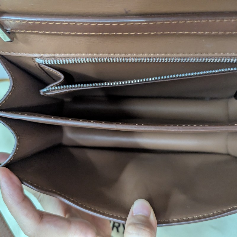 BURBERRY TB TB包 風琴包 棕色-11
