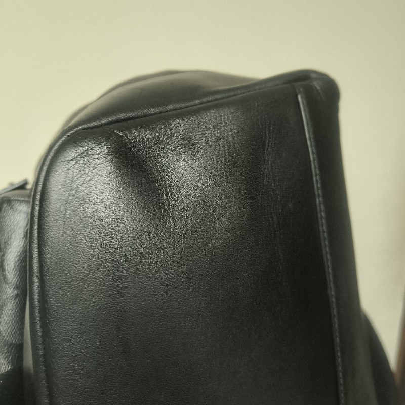 來囉‼️來囉‼️雙11優惠上車囉🚒超狂降價只到11/11🎁㊣✨COACH✨蔻馳 黑色 老花 皮革 掀蓋 抽繩 後背包/二手包/二手精品🌳二手樹屋🌳-10