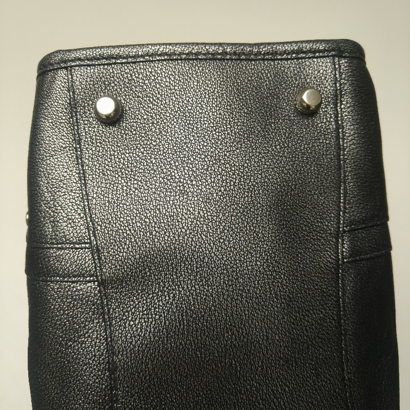 🔥年終狂降🔥【限時降價只到12/31(原7,800)】【9成新】㊣✨COACH✨蔻馳 金屬 黑銀 皮革 旋轉釦 波士頓 肩背包 手提包 斜背包/二手包/二手精品🌳二手樹屋🌳-10