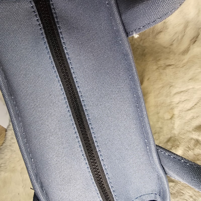 全新 Marc Jacobs The Tote Bag 小號帆布托特包 藍灰色-5