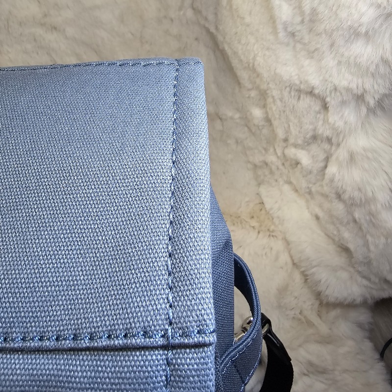 全新 Marc Jacobs The Tote Bag 小號帆布托特包 藍灰色-6