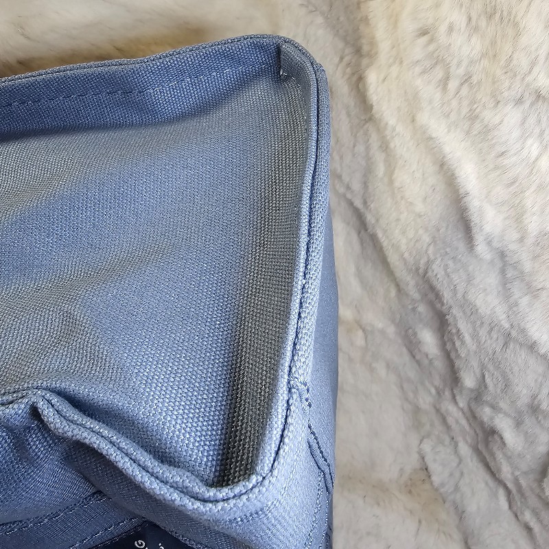 全新 Marc Jacobs The Tote Bag 小號帆布托特包 藍灰色-7