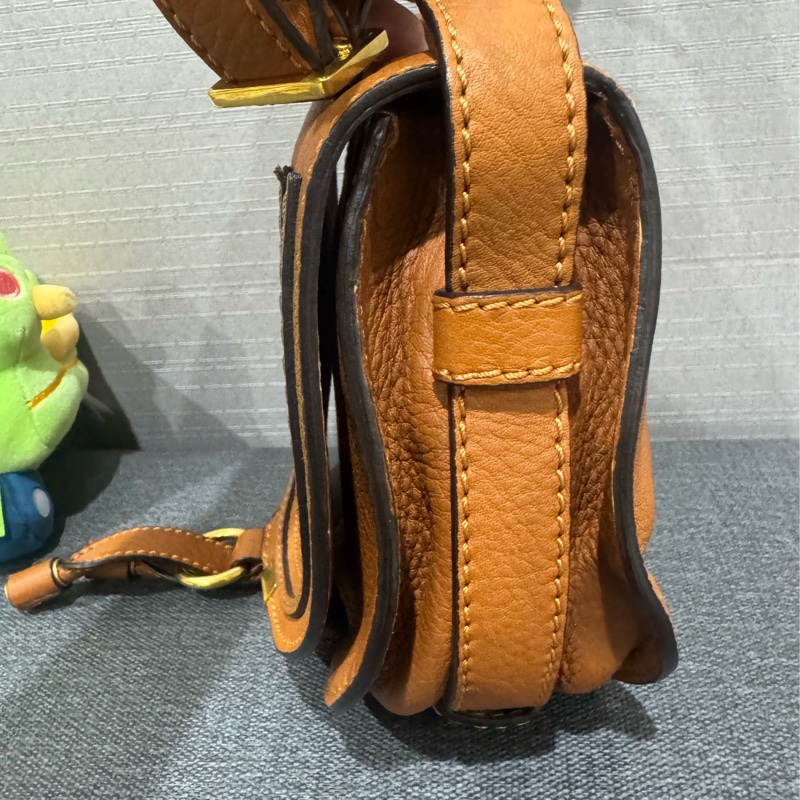 Chloe 焦糖色Marcie隨性的馬鞍包（小）🤎-4
