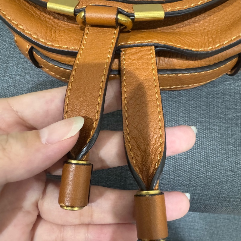 Chloe 焦糖色Marcie隨性的馬鞍包（小）🤎-11