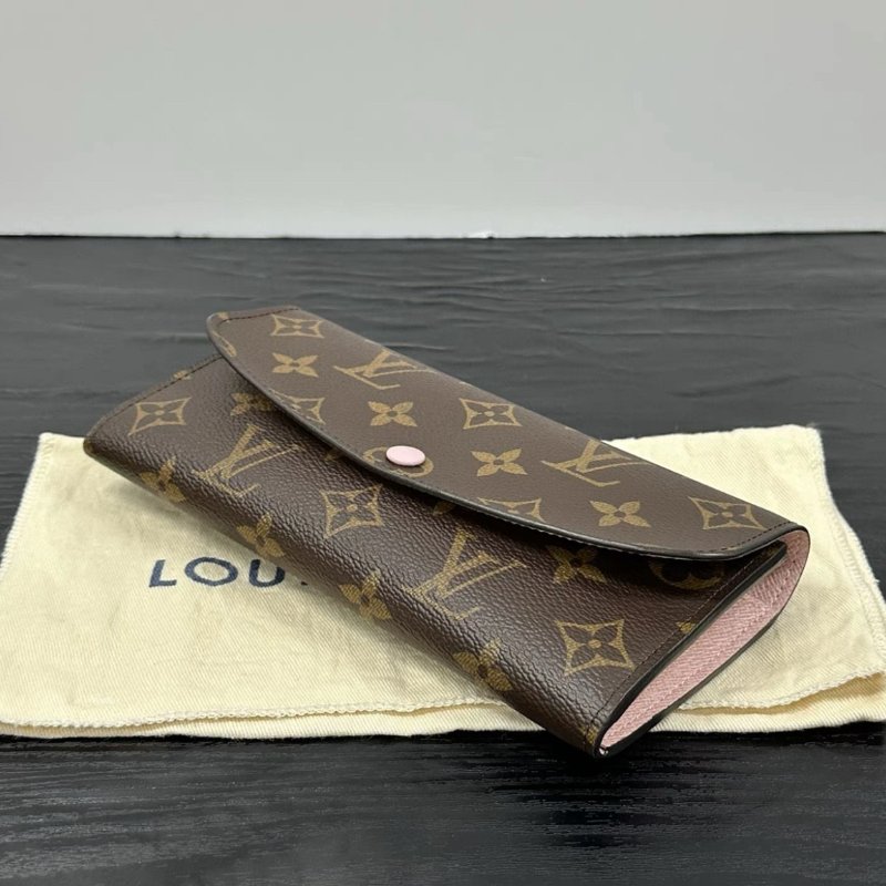 LV 經典老花粉豆豆長夾19*10*2 99新配件塵袋-2