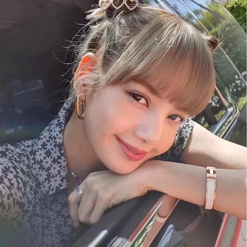 Hermès Clic H 琺瑯手環 白玫瑰金最熱賣-19