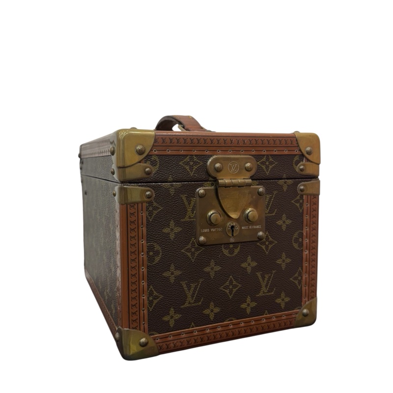Louis Vuitton 古董硬殼手提化妝箱-0