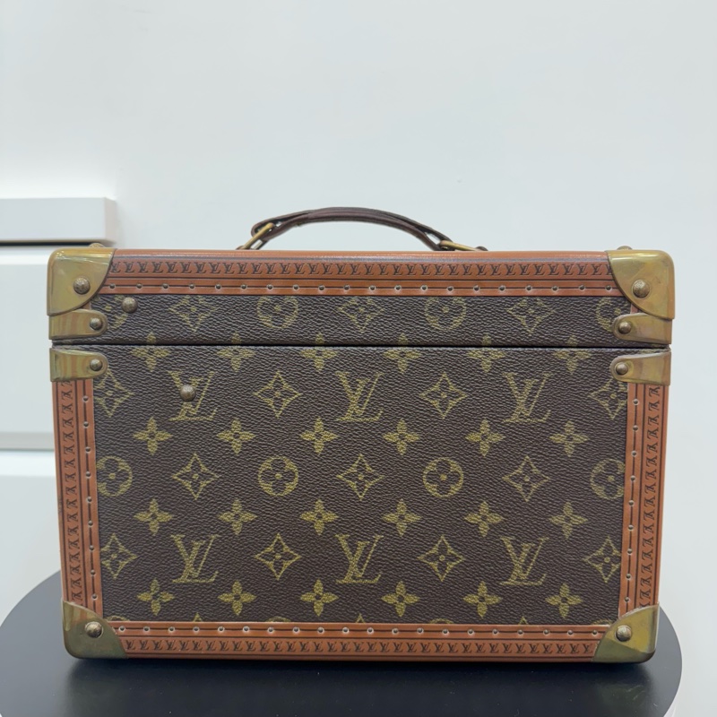 Louis Vuitton 古董硬殼手提化妝箱-5