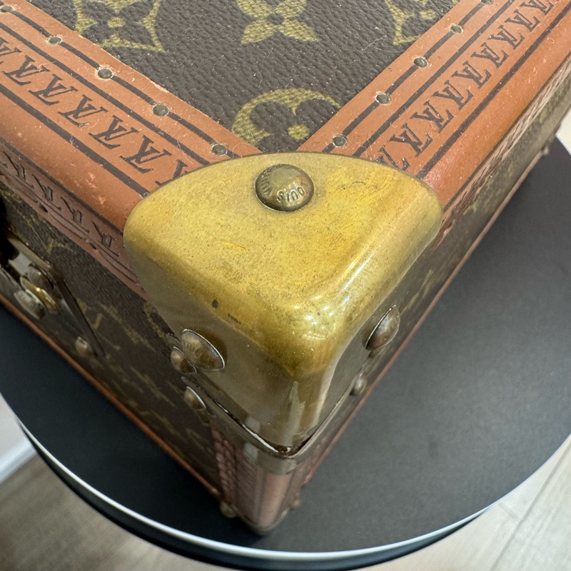 Louis Vuitton 古董硬殼手提化妝箱-9