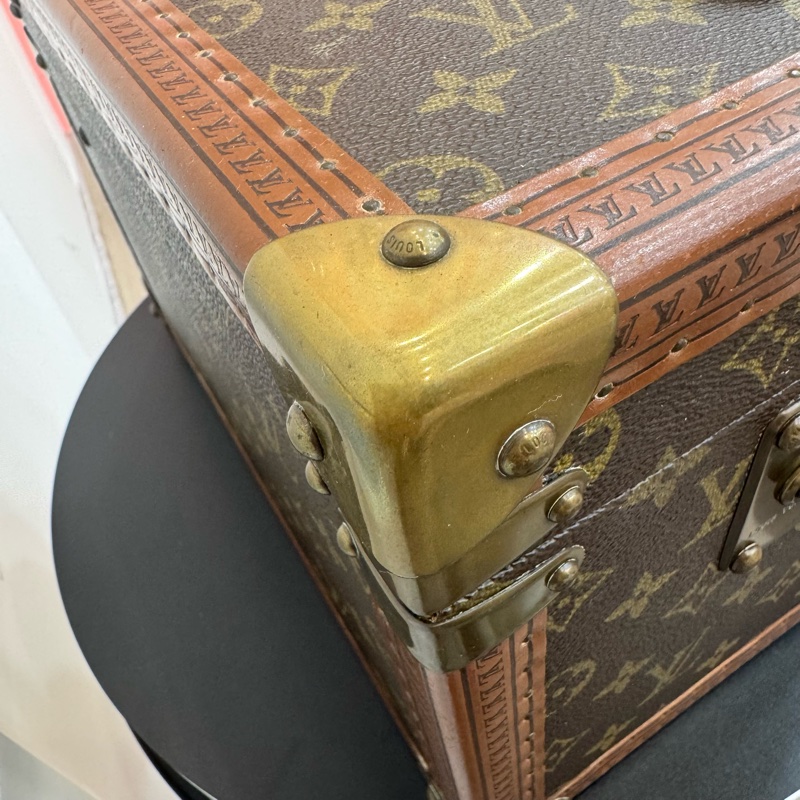 Louis Vuitton 古董硬殼手提化妝箱-10