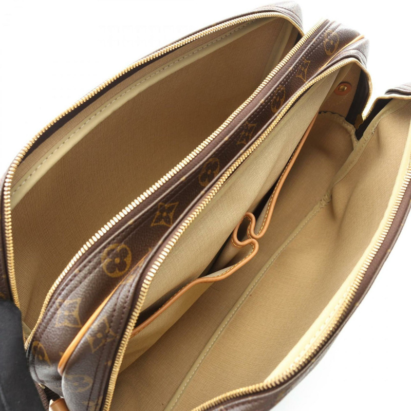 Louis Vuitton Reporter GM 單肩包,塗佈帆布和皮革,字母組合,女款,棕色,M45252-2