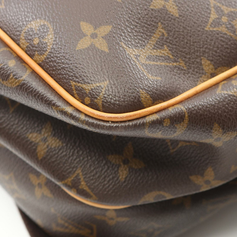 Louis Vuitton Reporter GM 單肩包,塗佈帆布和皮革,字母組合,女款,棕色,M45252-5