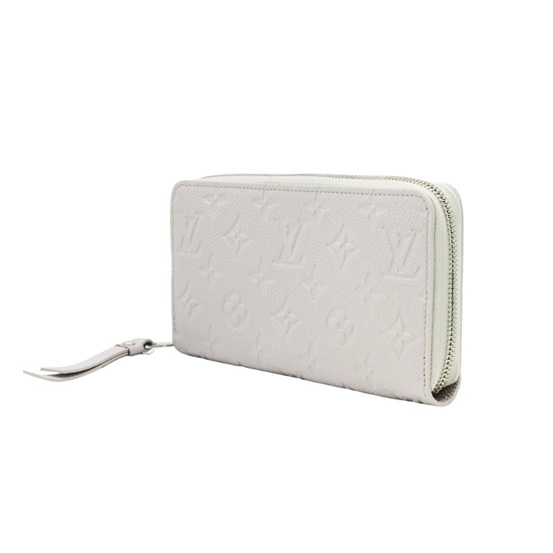 Louis Vuitton 壓花牛皮拉鍊長夾(M13825-霧霾灰)-1