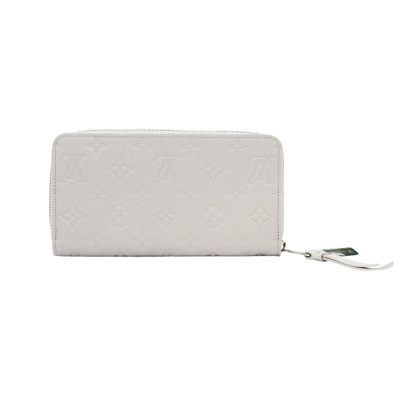 Louis Vuitton 壓花牛皮拉鍊長夾(M13825-霧霾灰)-2