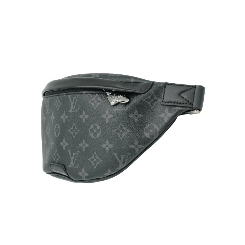 Louis Vuitton Discovery PM 字花帆布拉鍊斜背/腰包(M46035-黑灰)-1