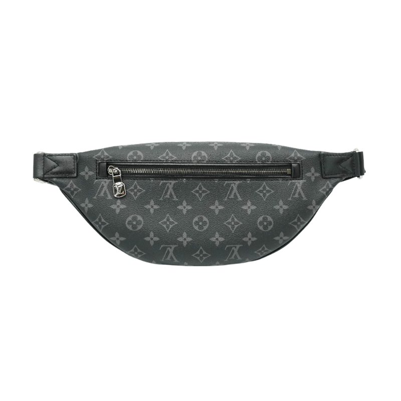 Louis Vuitton Discovery PM 字花帆布拉鍊斜背/腰包(M46035-黑灰)-2