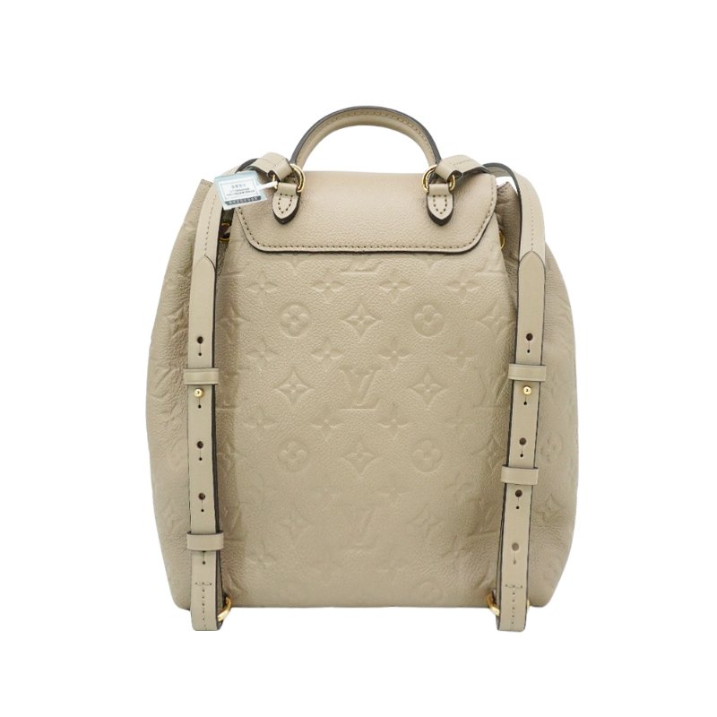 Louis Vuitton Montsouris 壓花牛皮後背包(M45410-斑鳩灰)-3