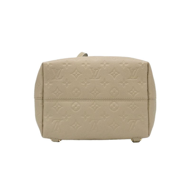 Louis Vuitton Montsouris 壓花牛皮後背包(M45410-斑鳩灰)-4