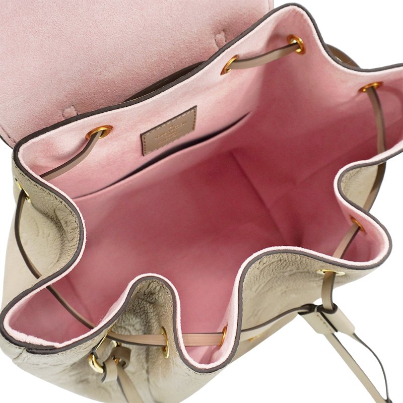 Louis Vuitton Montsouris 壓花牛皮後背包(M45410-斑鳩灰)-5