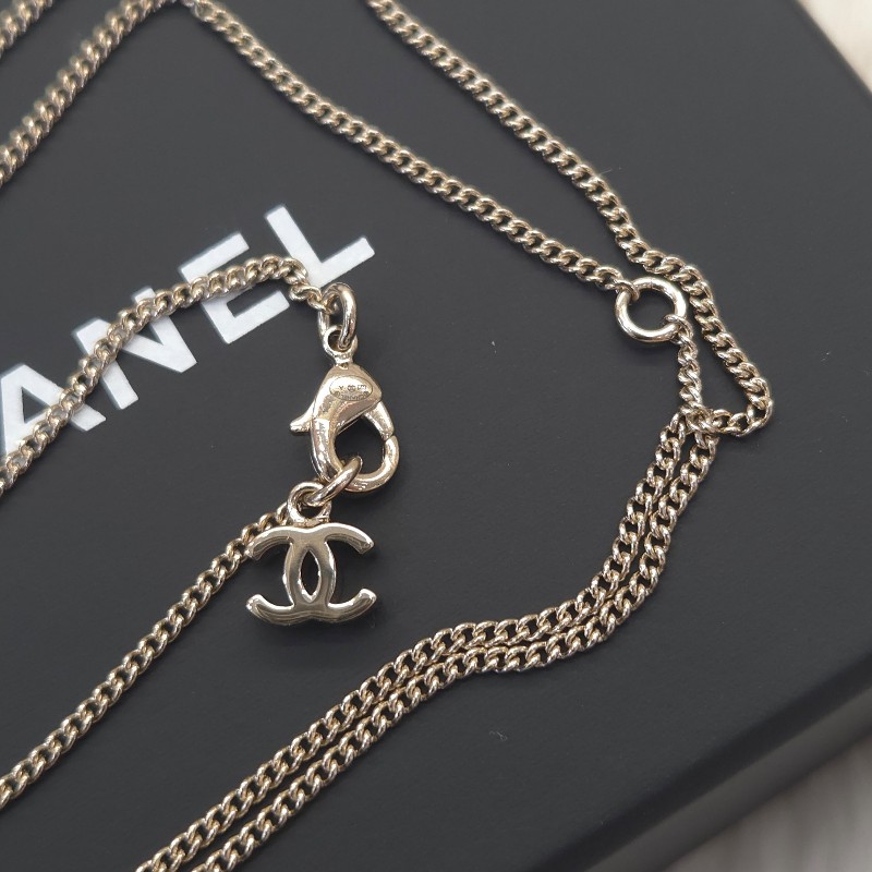 Chanel 剪刀鑲鑽造型 項鍊 頸鍊-3