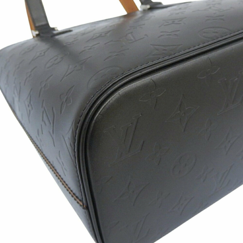路易威登 LOUIS VUITTON Monogram Matte Stockton M55112 托特包 單肩包 黑色-3