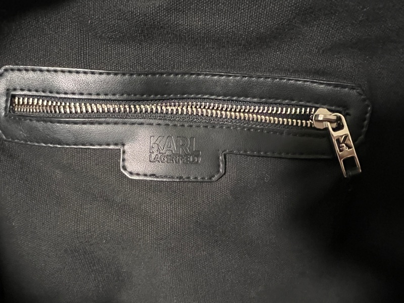 降！Karl  Lagerfeld卡爾側背肩袋-12