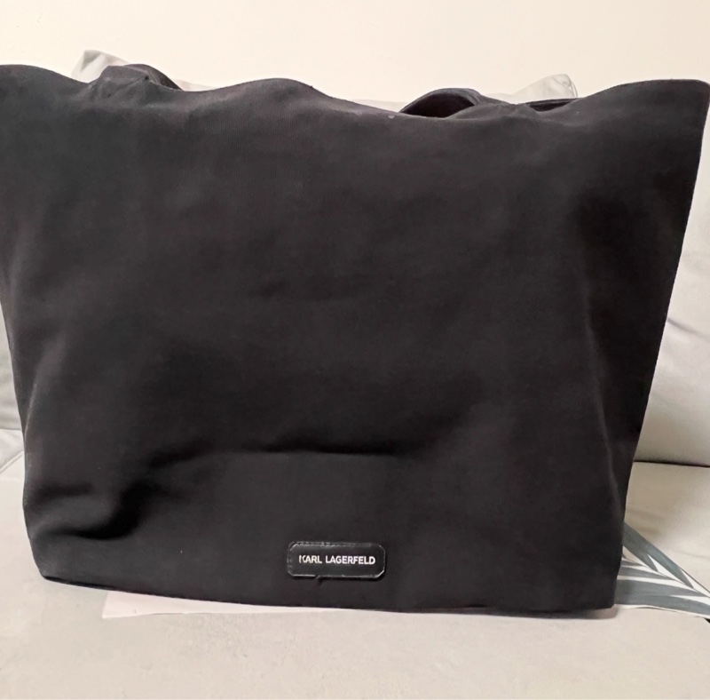 降！Karl  Lagerfeld卡爾側背肩袋-15