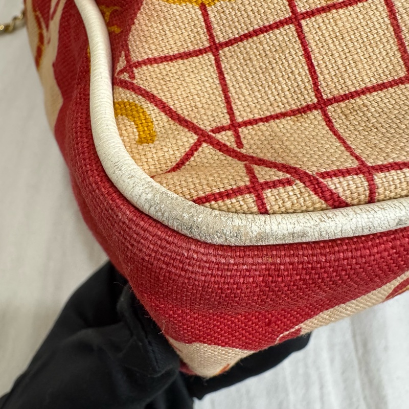 CHANEL 復古絲巾圖騰托特包-12