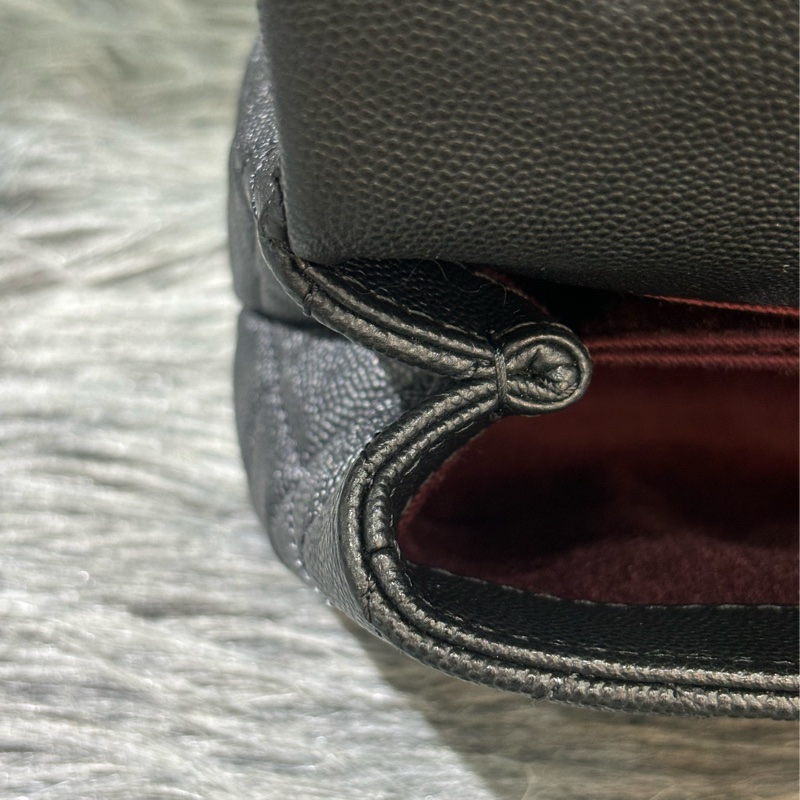 CHANEL AS2215 MINI HANDLE COCO 20 黑色荔枝皮 蜥蜴皮壓紋提把 金鍊 肩背包 手提包 斜背包-28