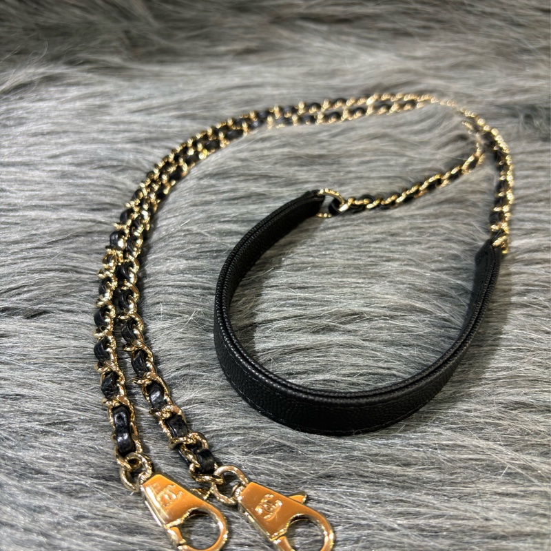 CHANEL AS2215 MINI HANDLE COCO 20 黑色荔枝皮 蜥蜴皮壓紋提把 金鍊 肩背包 手提包 斜背包-29
