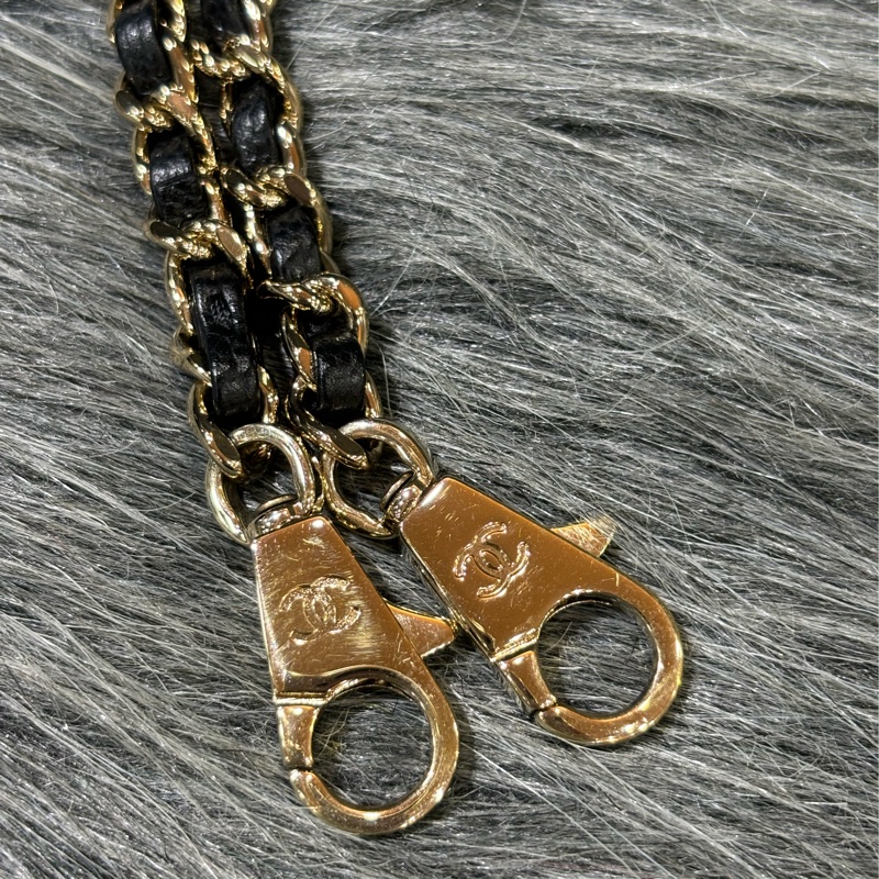 CHANEL AS2215 MINI HANDLE COCO 20 黑色荔枝皮 蜥蜴皮壓紋提把 金鍊 肩背包 手提包 斜背包-30