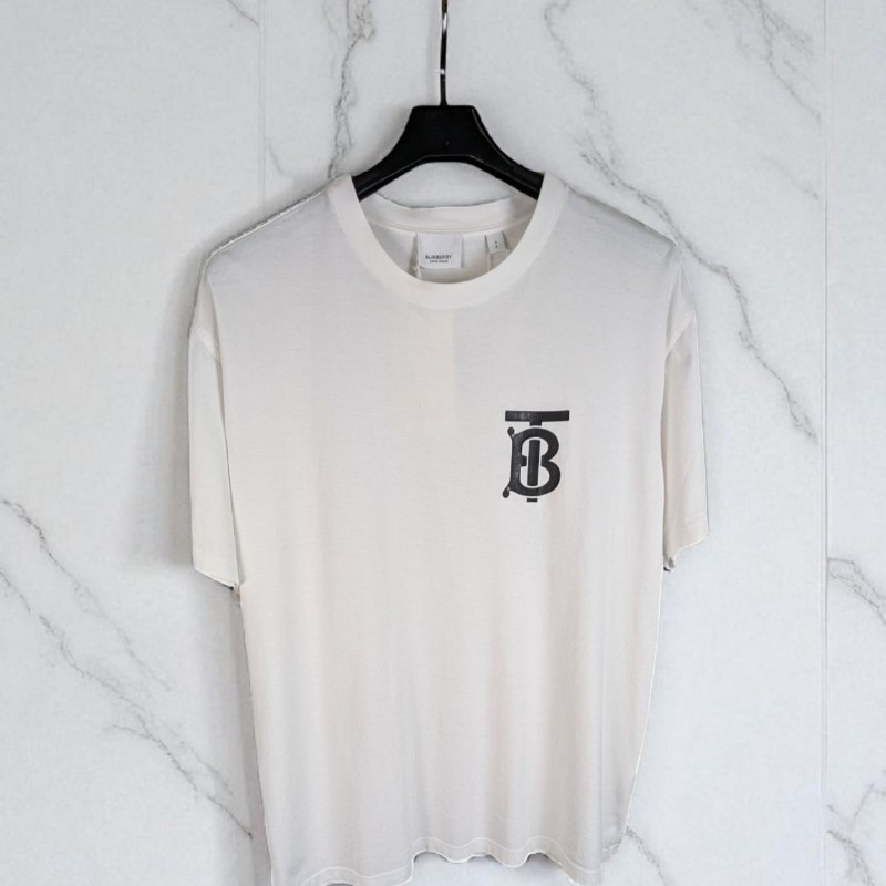 莉亞精品♡Burberry TB印花logo圓領短袖S-0