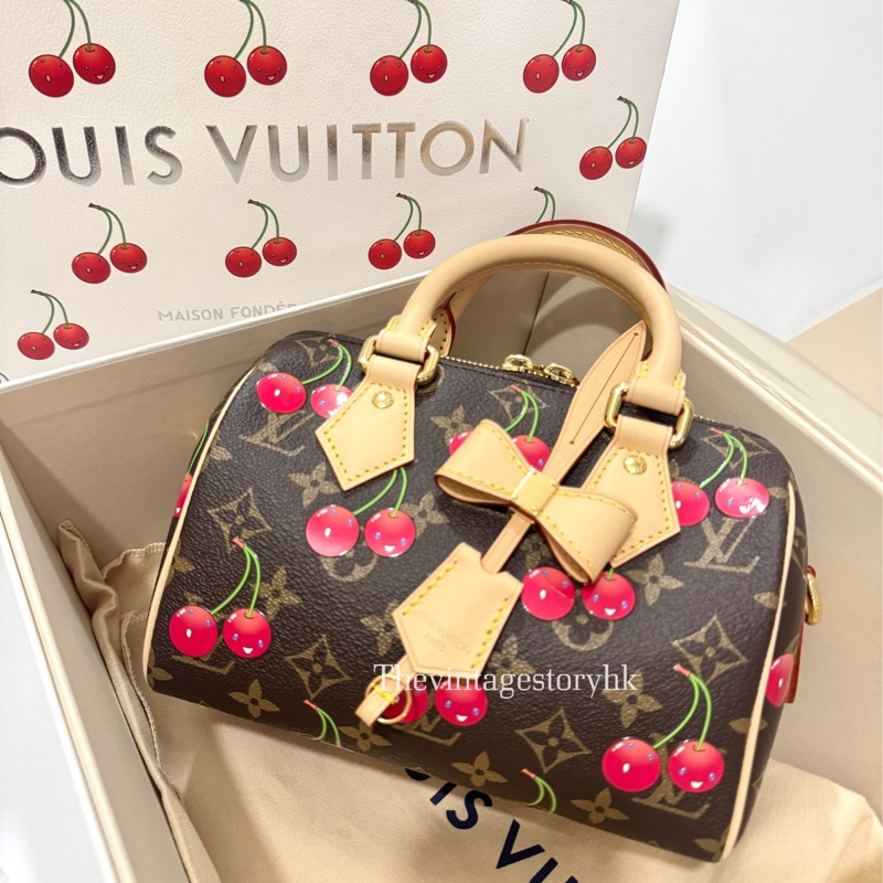 LV x TM Speedy Bandoulière 20🍒❤️-0