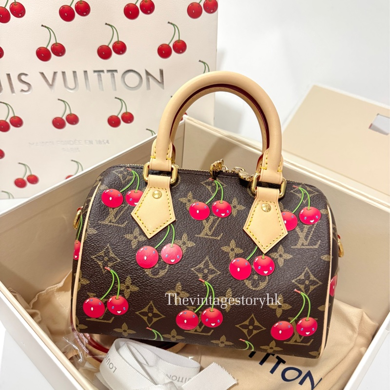 LV x TM Speedy Bandoulière 20🍒❤️-1