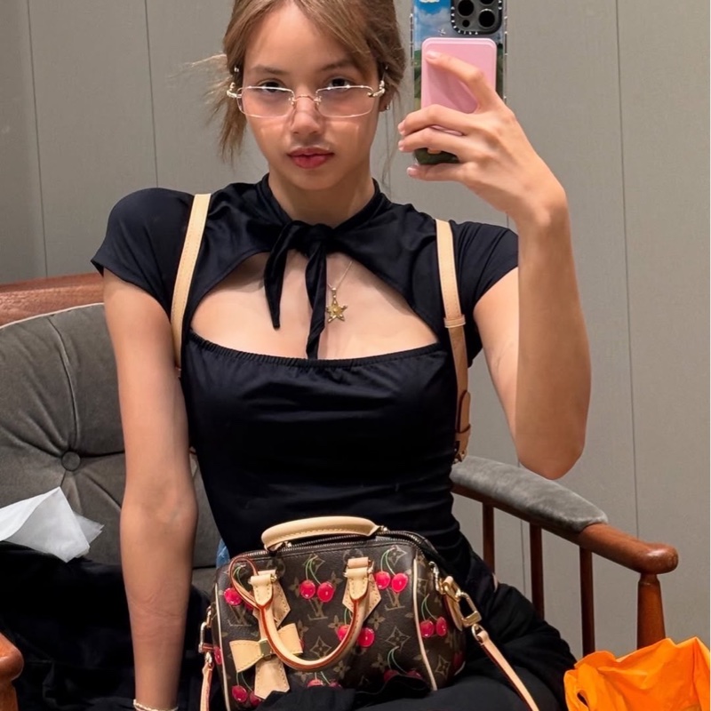 LV x TM Speedy Bandoulière 20🍒❤️-7