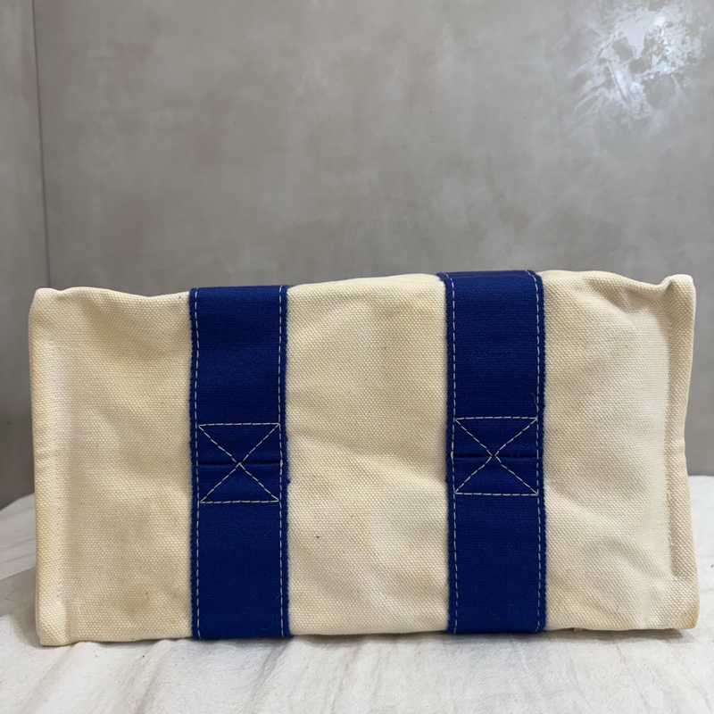 Hermès Herbag Cabas 克萊因藍提把帆布托特包-11