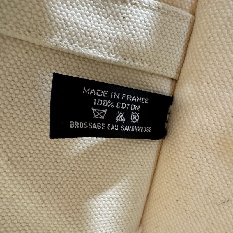 Hermès Herbag Cabas 克萊因藍提把帆布托特包-13
