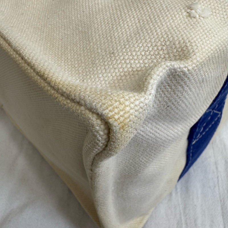 Hermès Herbag Cabas 克萊因藍提把帆布托特包-17