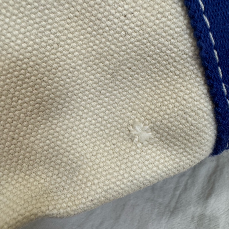 Hermès Herbag Cabas 克萊因藍提把帆布托特包-20