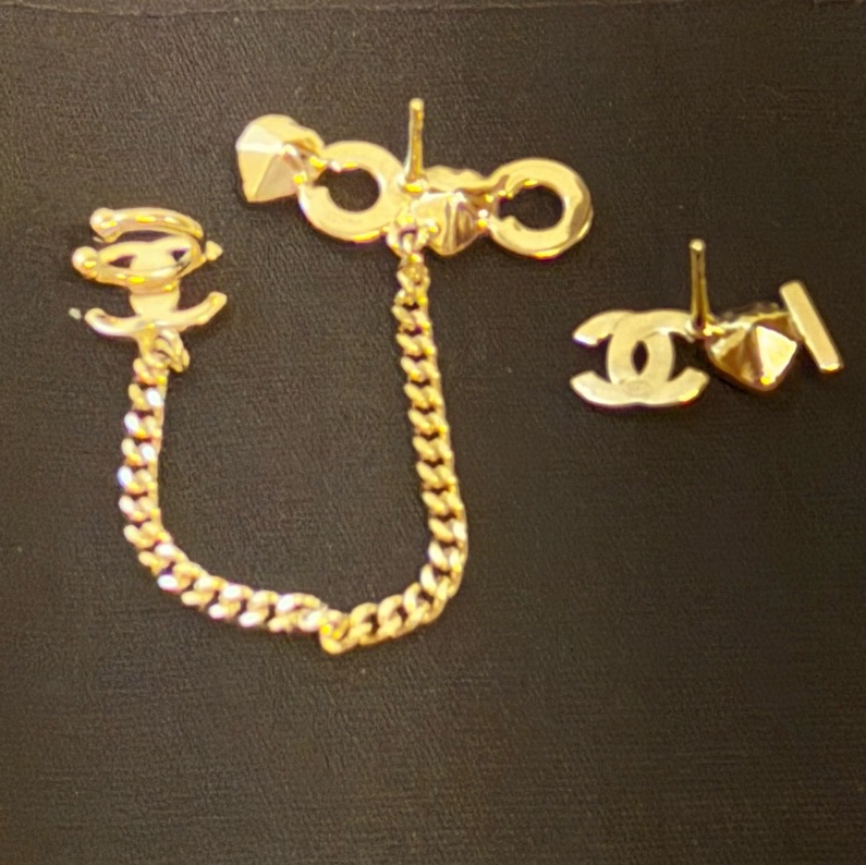 CHANEL COCO CC 耳環 Earrings-4
