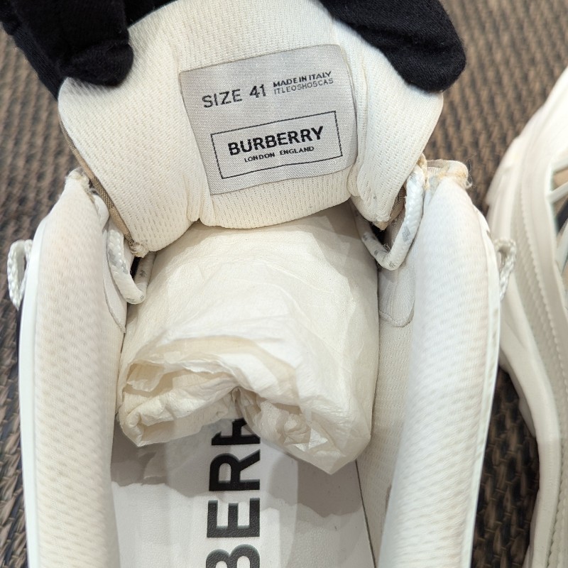 莉亞精品♡Burberry 經典白老爹鞋41-6