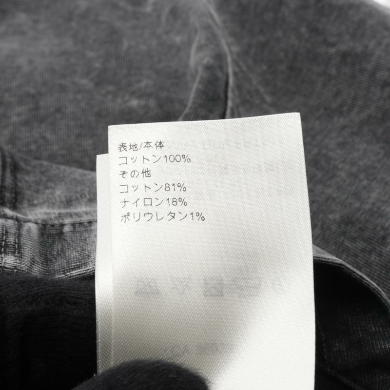LOUIS VUITTON Vintage Effect T卹短袖棉質灰色二手女款#M-3