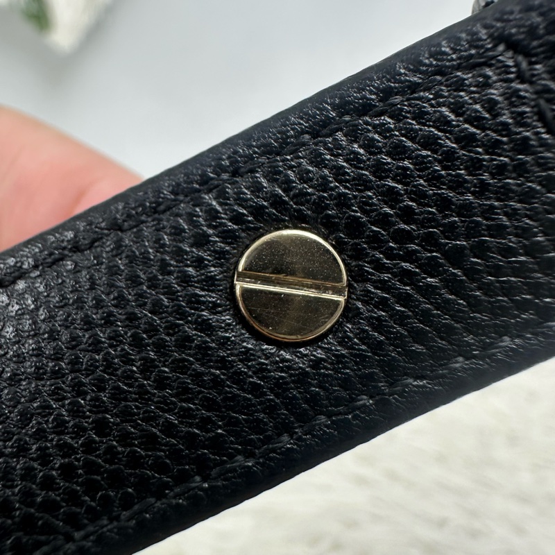 CHANEL LEBOY 黑金魚子醬皮 25cm MEDIUM Size-13