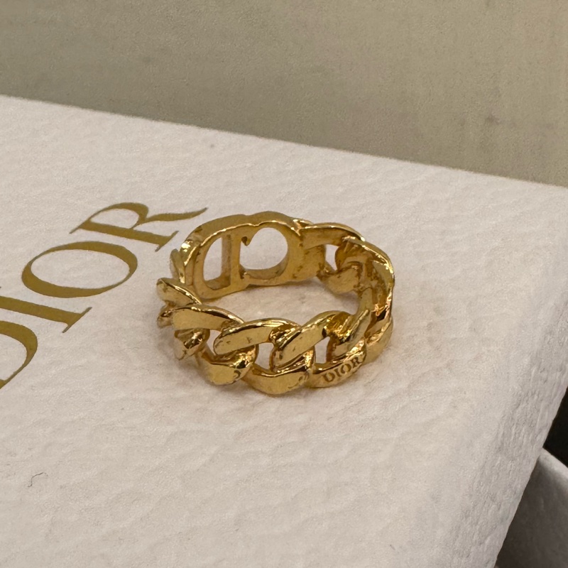 Dior金CD戒指💍（s號）-2