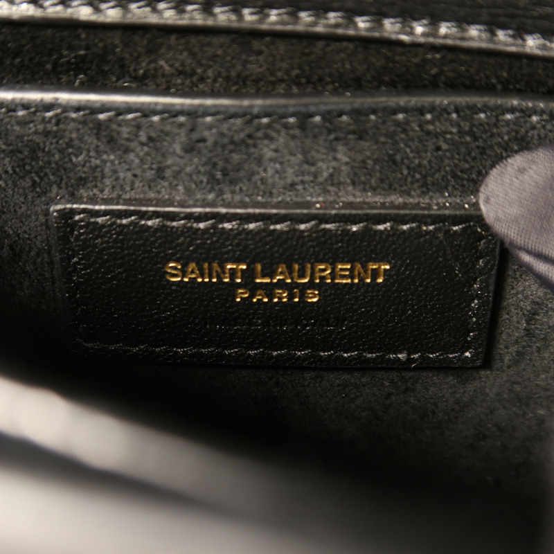 SAINT LAURENT 牛皮皮革Sunset Medium金扣鏈帶肩背袋-7
