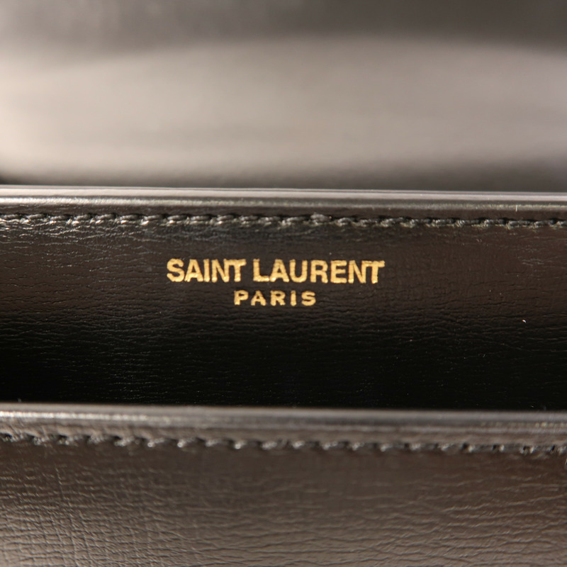 SAINT LAURENT 牛皮皮革Sunset Medium金扣鏈帶肩背袋-10