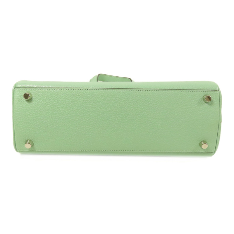 GUCCI 牛皮皮革Shoulder Bag銀扣手挽肩背兩用袋-3