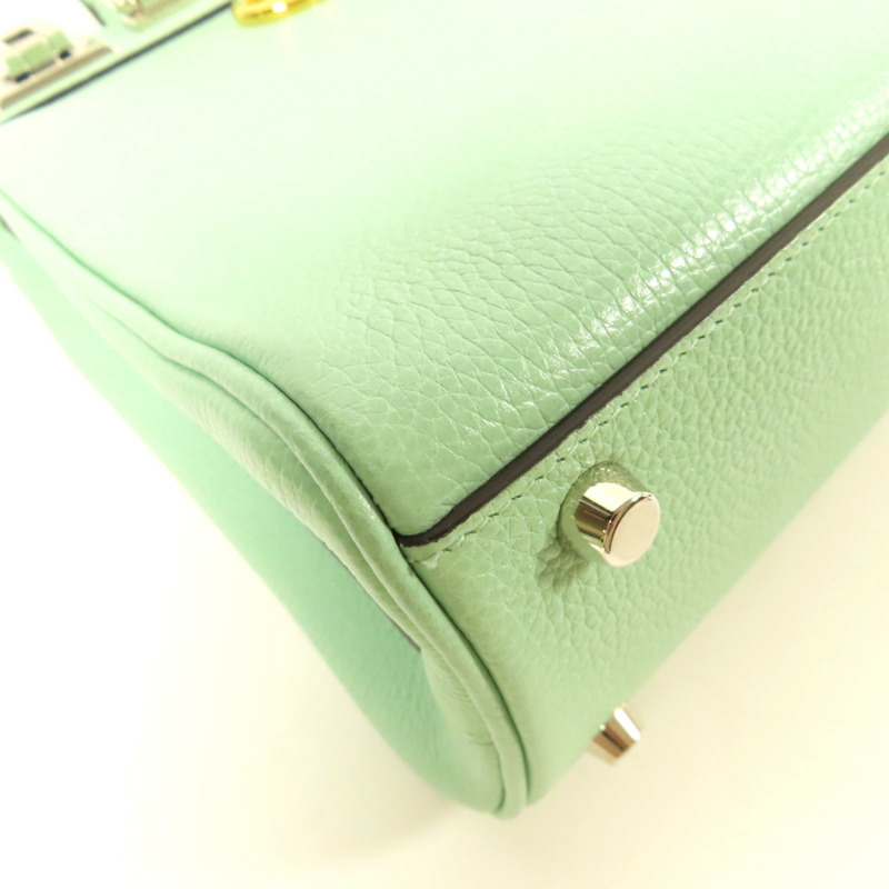 GUCCI 牛皮皮革Shoulder Bag銀扣手挽肩背兩用袋-12