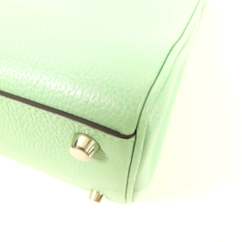 GUCCI 牛皮皮革Shoulder Bag銀扣手挽肩背兩用袋-13