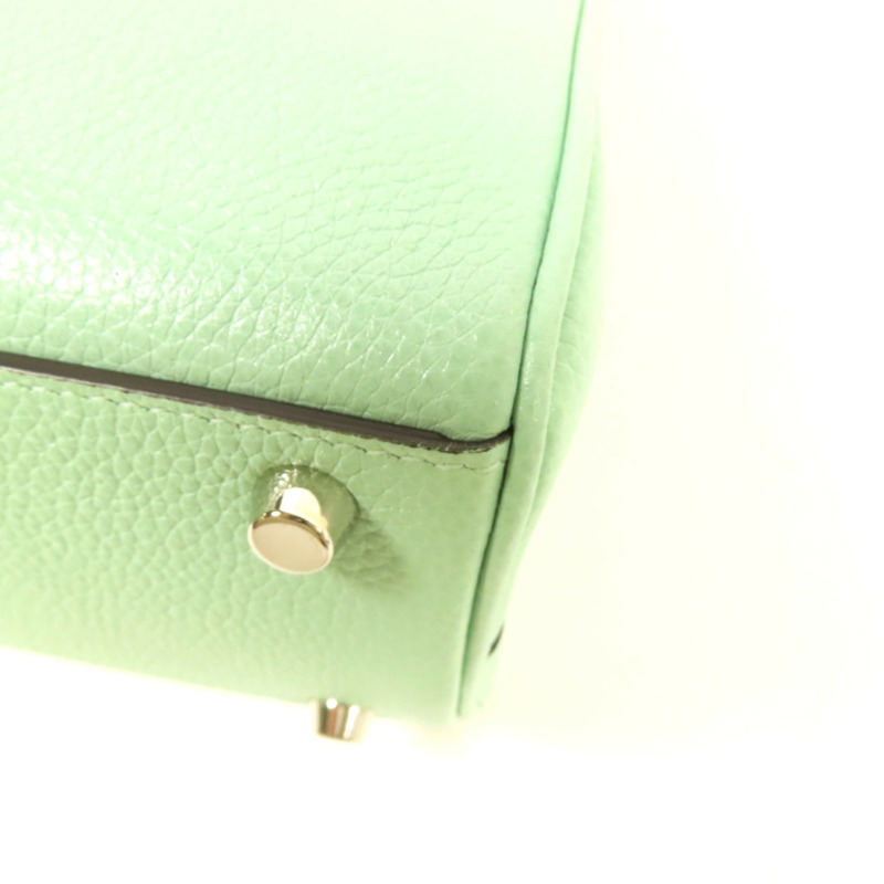 GUCCI 牛皮皮革Shoulder Bag銀扣手挽肩背兩用袋-15